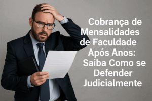 Cobranca de mensalidades apos anos